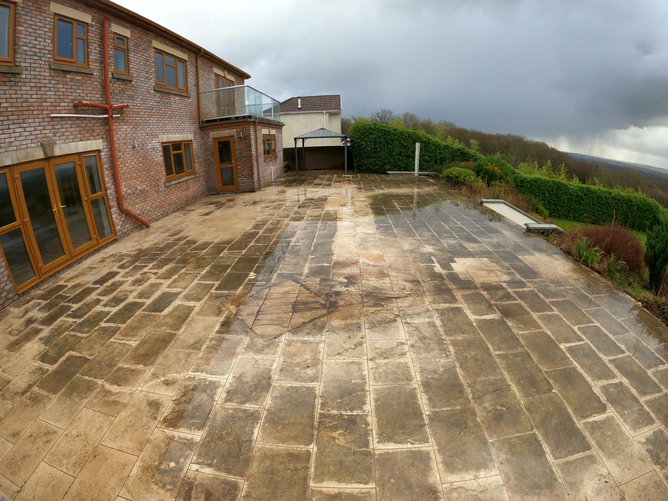 Stone Patio Cleaning